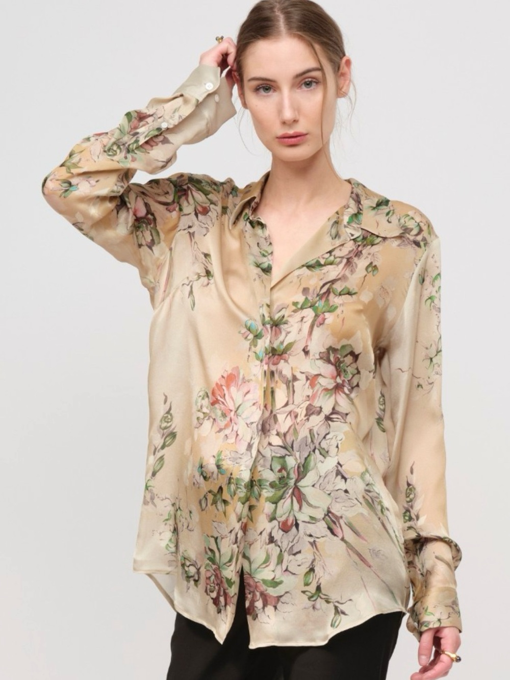 Dries Van Noten Celina Silk blouse, NWOT, size M, MSRP $1395
